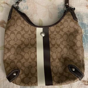 Coach bag with one strap